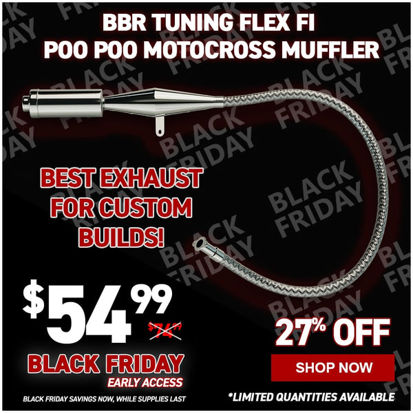 BBR Tuning Flex Fit Poo Poo Motocross Muffler