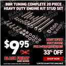 BBR Tuning Complete 20 Piece Heavy Duty Engine Kit Stud Set