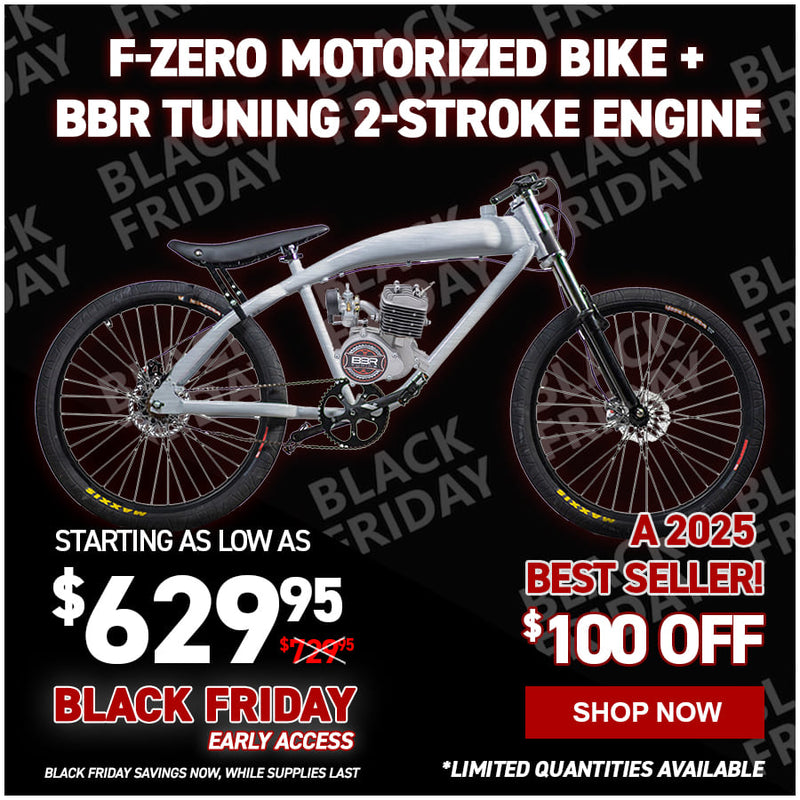 F-Zero Motorized Bike + BBR Tuning 2-Stroke Engine