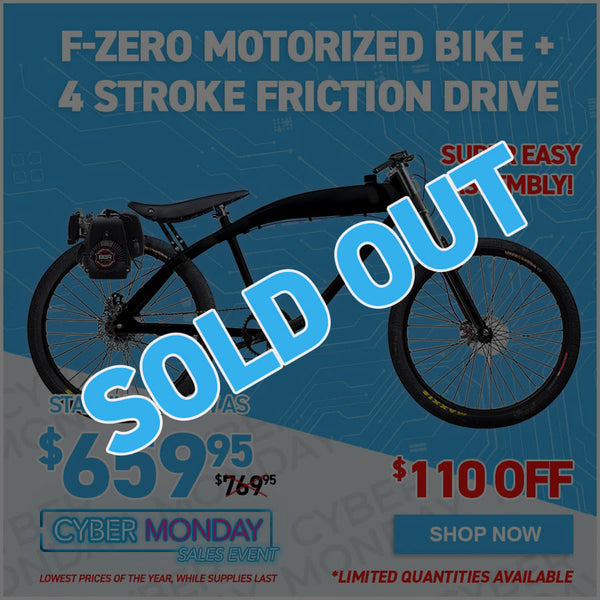 F-Zero Motorized Bike + 4 Stroke Friction Drive