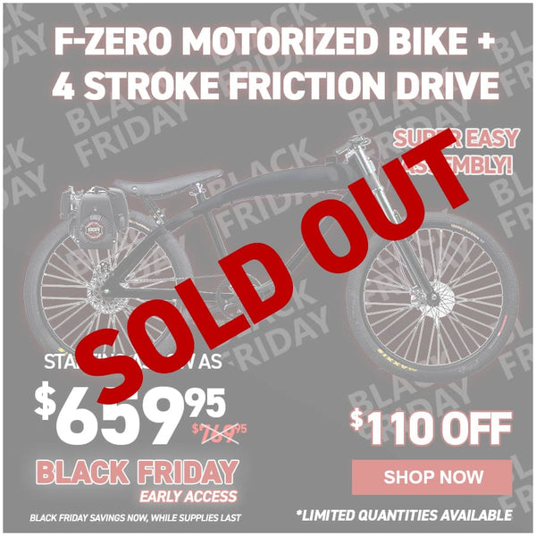 F-Zero Motorized Bike + 4 Stroke Friction Drive