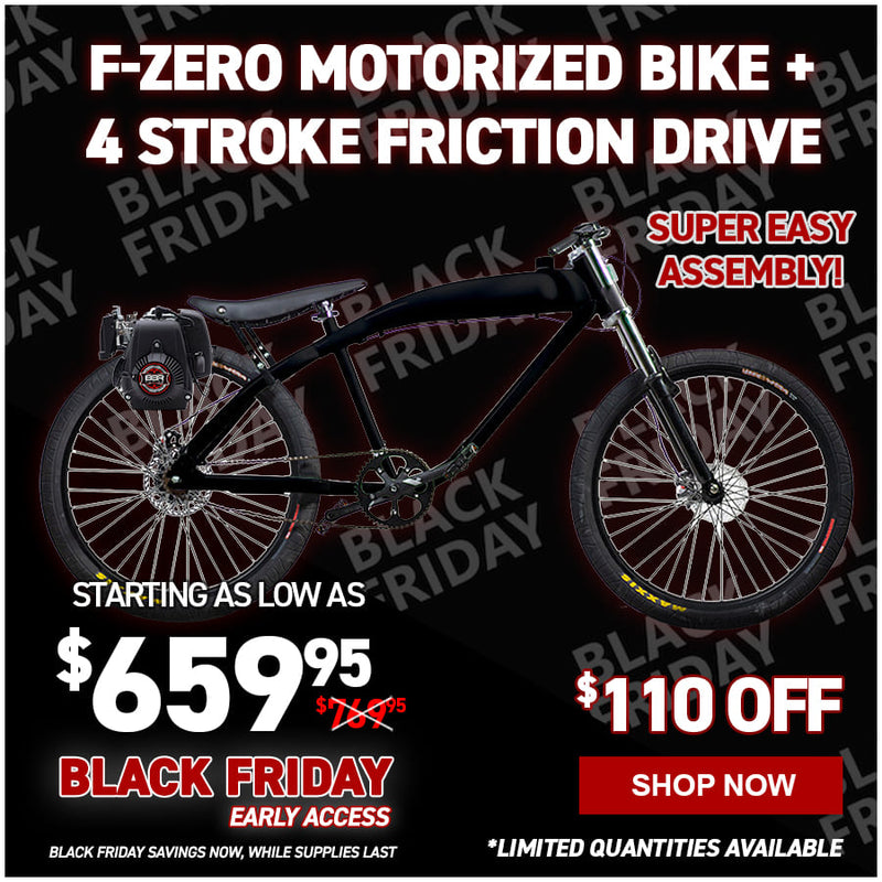 F-Zero Motorized Bike + 4 Stroke Friction Drive
