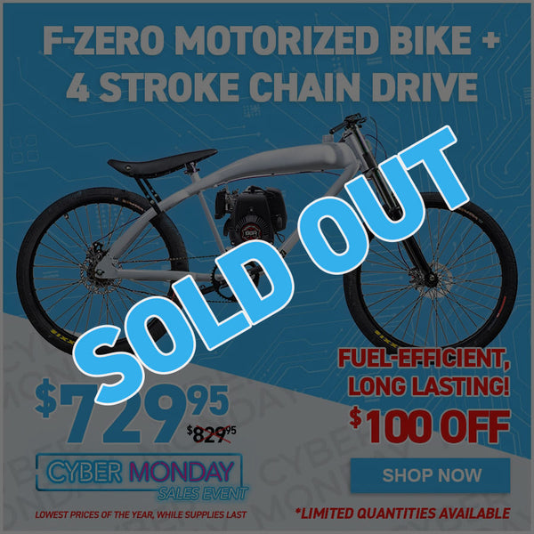 F-Zero Motorized Bike + 4 Stroke Chain Drive