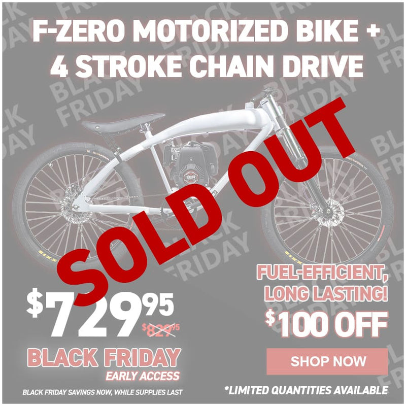 F-Zero Motorized Bike + 4 Stroke Chain Drive