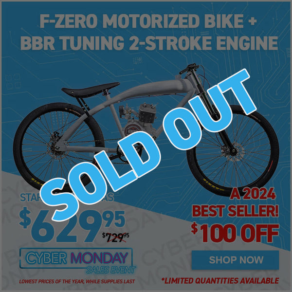 F-Zero Motorized Bike + BBR Tuning 2-Stroke Engine