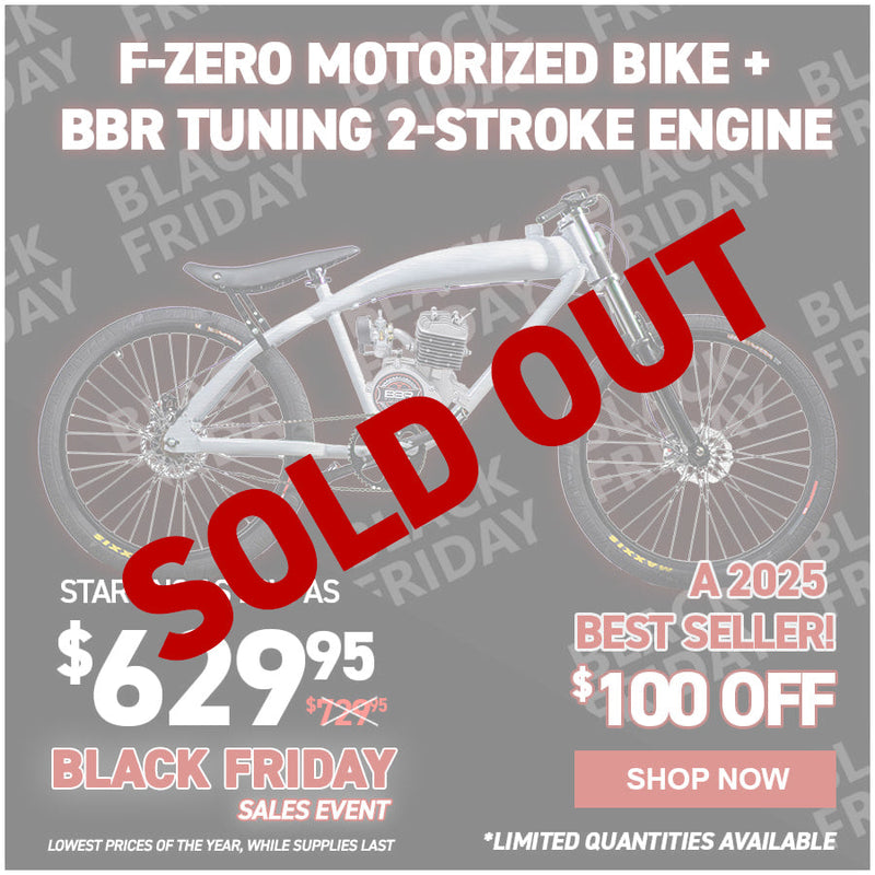 F-Zero Motorized Bike + BBR Tuning 2-Stroke Engine