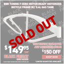 BBR Tuning F-ZERO Motor-Ready Motorized Bicycle Frame w/ 3.4L Gas Tank