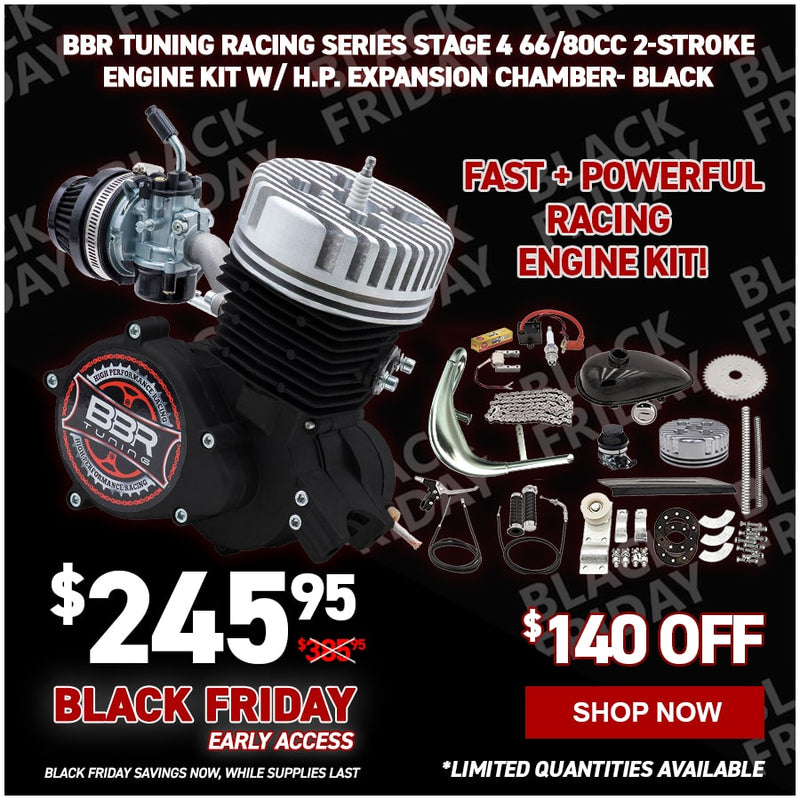 BBR Tuning Racing Series Stage 4 66/80cc 2-Stroke Engine Kit