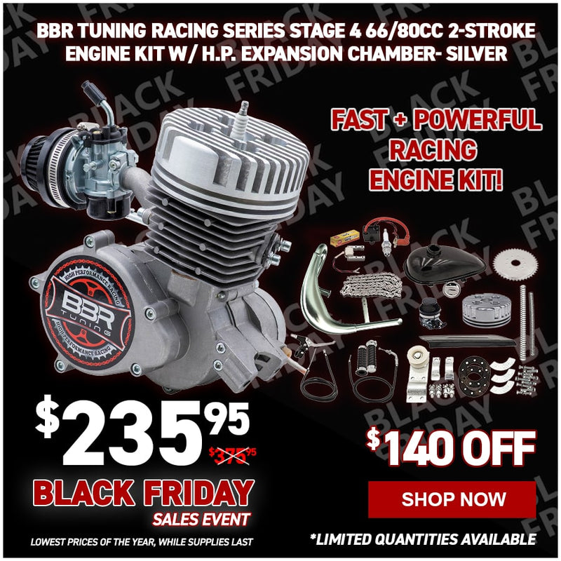 BBR Tuning Racing Series Stage 4 66/80cc 2-Stroke Engine Kit
