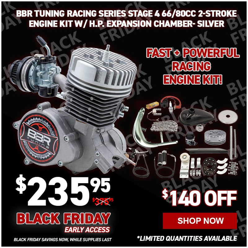 BBR Tuning Racing Series Stage 4 66/80cc 2-Stroke Engine Kit