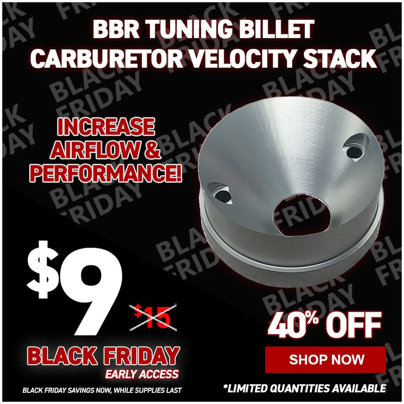 BBR Tuning Billet Carburetor Velocity Stack