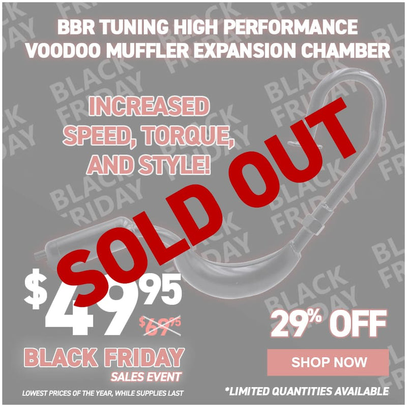 BBR Tuning High Performance Voodoo Muffler Expansion Chamber