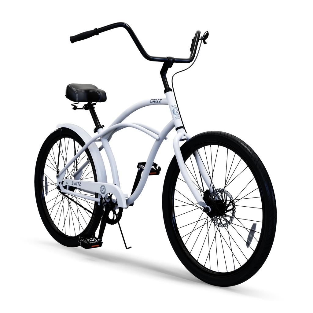 Beach cruiser bike white hotsell