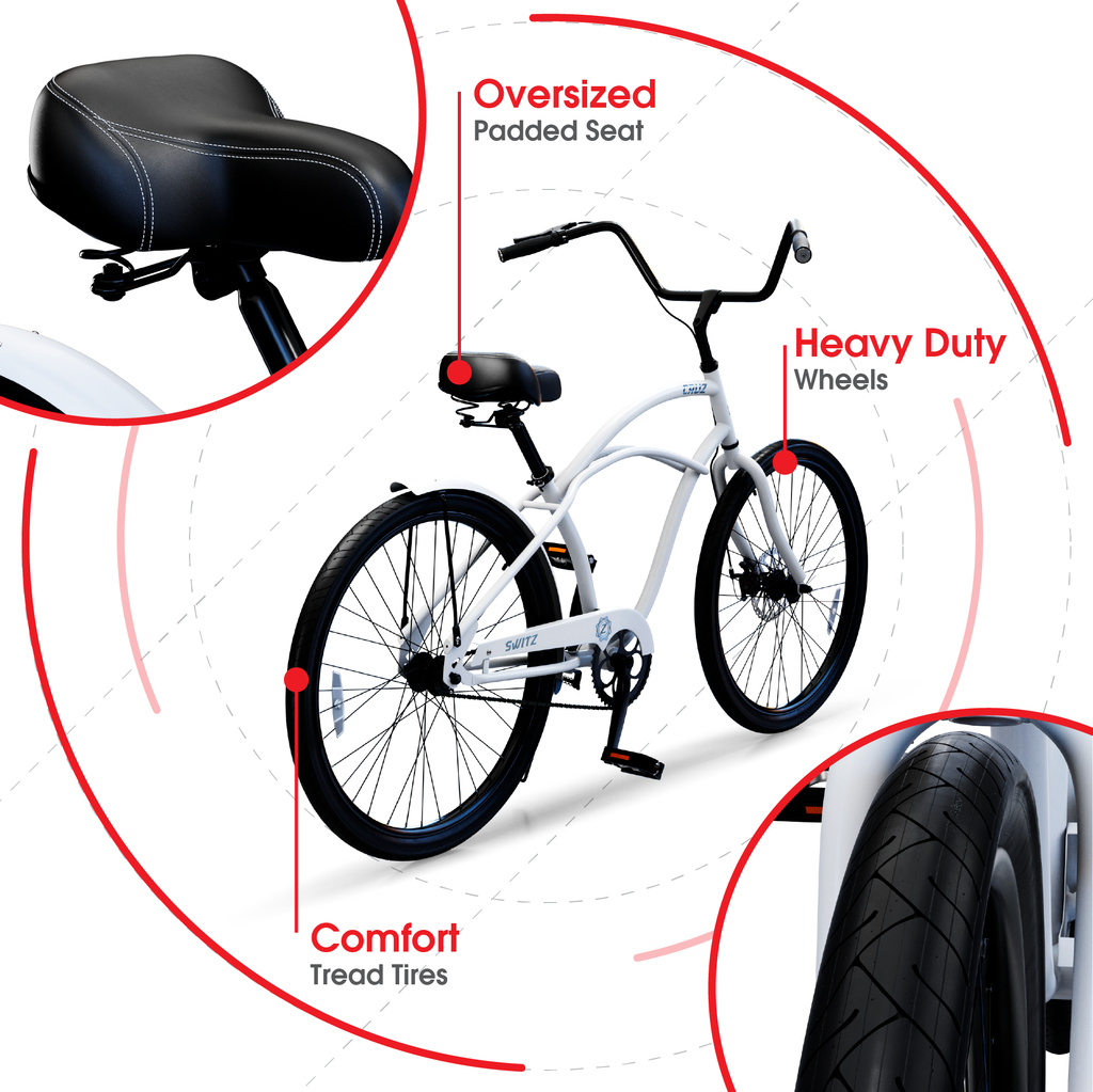 Switz Cruz 4 Stroke Chain Drive Motorized Bike