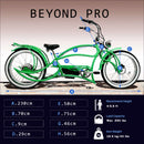 Tracer Beyond Pro 800W 26" Classic Stretch Chopper Electric Bike