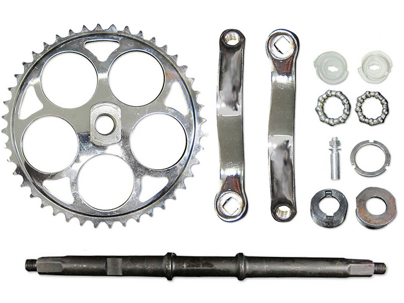 Wide Crank Assembly w/ Extended Bottom Bracket Assembly