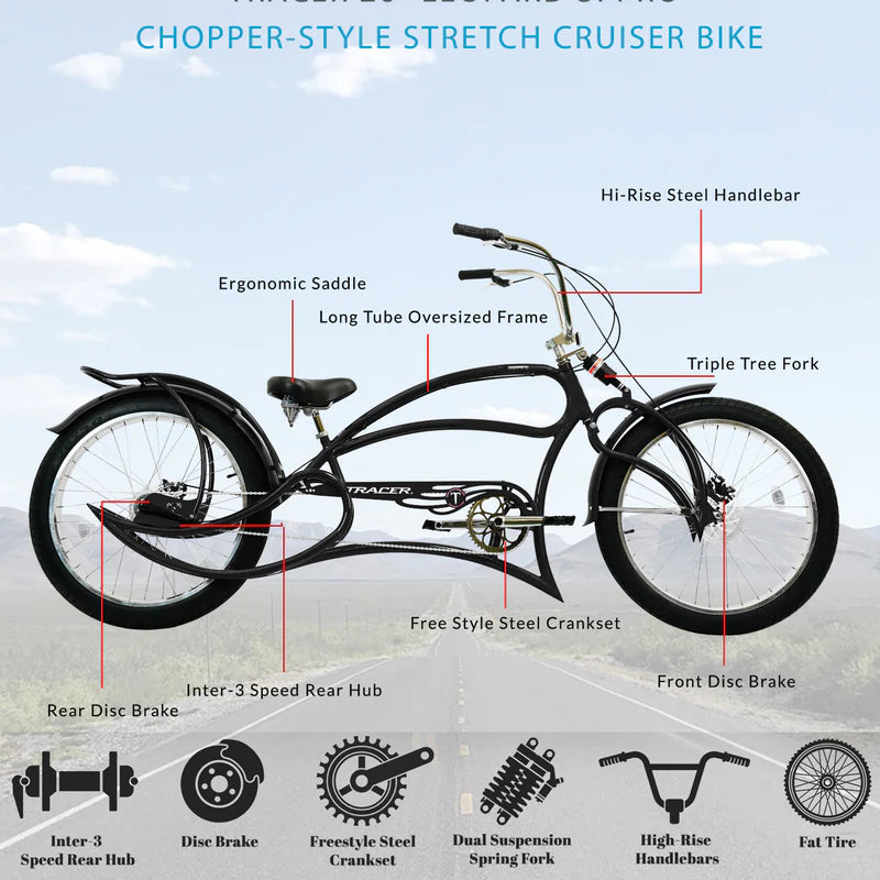 Bicycle Tracer Leopard3SP Features