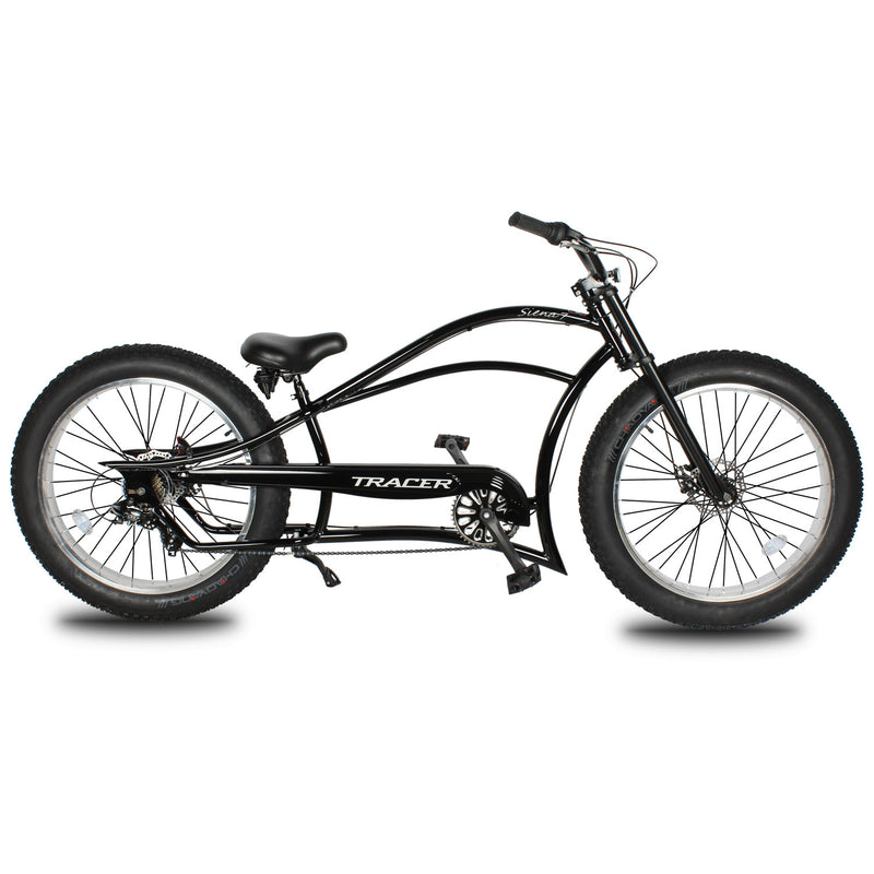 Tracer 26" Siena Chopper Stretch Cruiser Fat Tire Bike