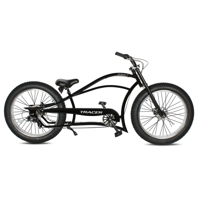 Tracer 26" Siena Chopper Stretch Cruiser Fat Tire Bike