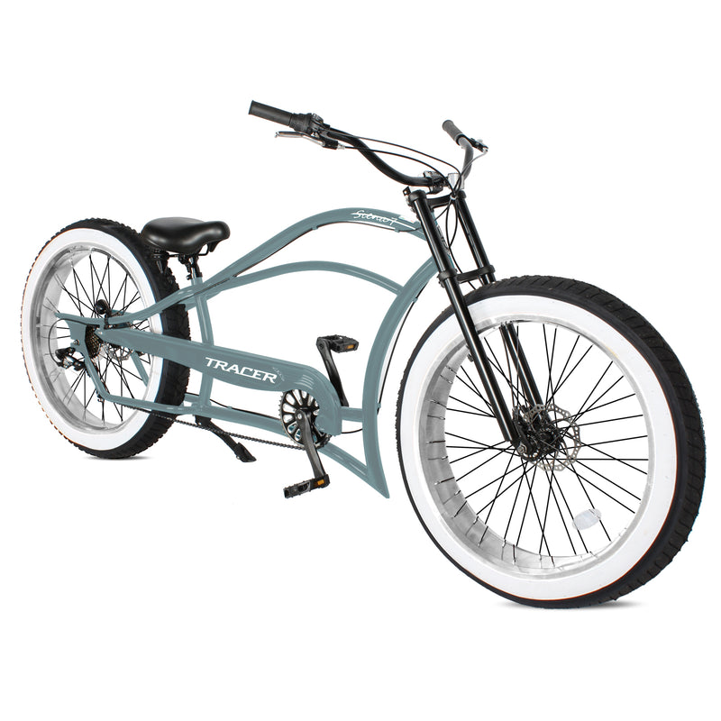 Tracer 26" Siena Chopper Stretch Cruiser Fat Tire Bike