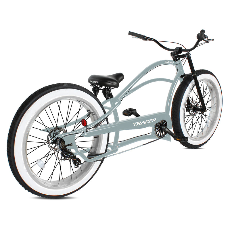 Tracer 26" Siena Chopper Stretch Cruiser Fat Tire Bike