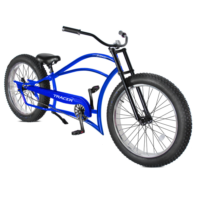 Tracer 26" Siena Chopper Stretch Cruiser Fat Tire Bike