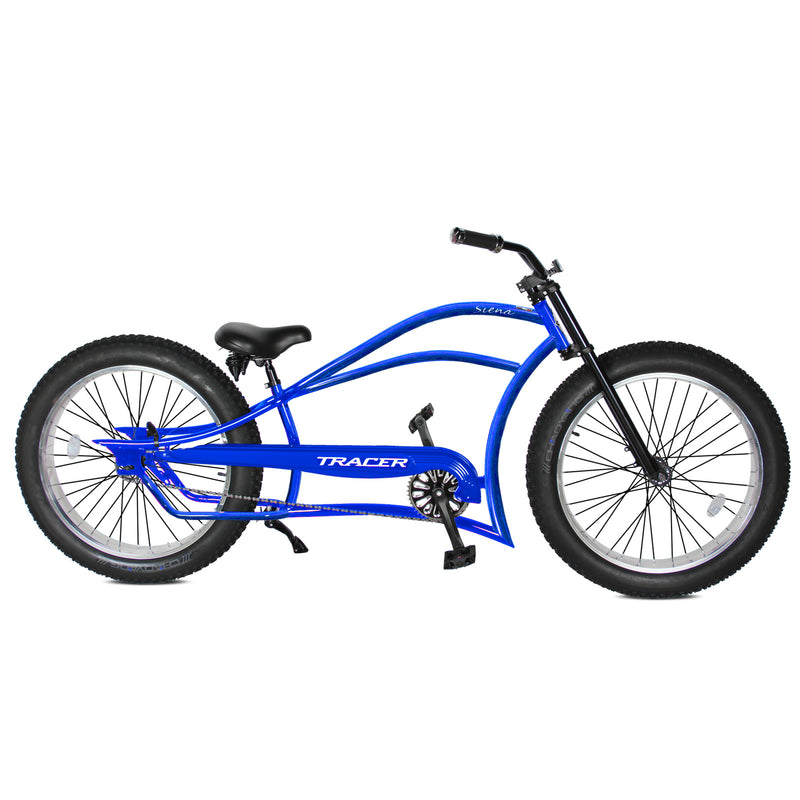 Tracer 26" Siena Chopper Stretch Cruiser Fat Tire Bike