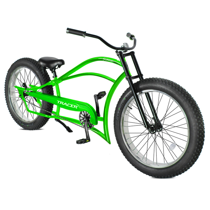 Tracer 26" Siena Chopper Stretch Cruiser Fat Tire Bike