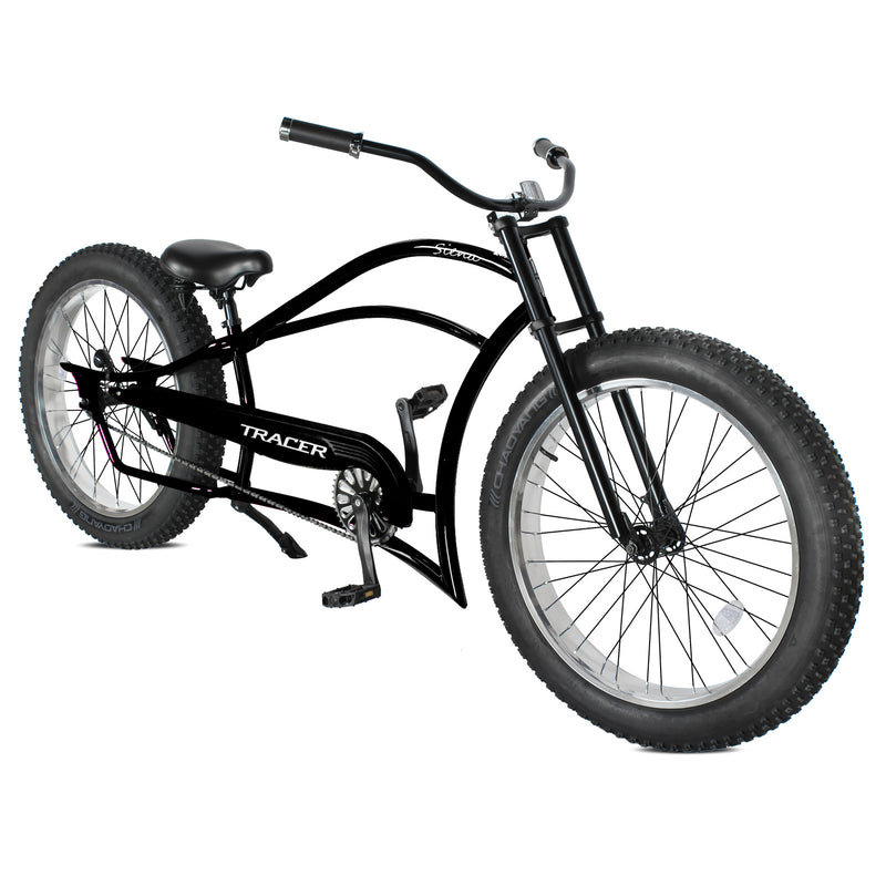 Tracer 26" Siena Chopper Stretch Cruiser Fat Tire Bike