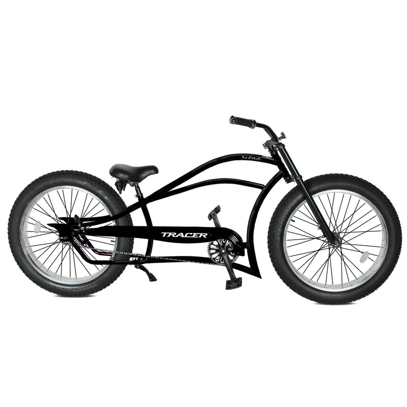 Tracer 26" Siena Chopper Stretch Cruiser Fat Tire Bike