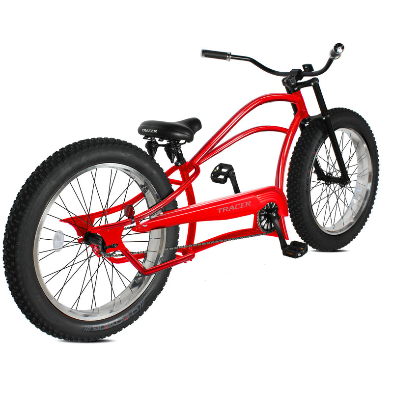 Tracer 26" Siena Chopper Stretch Cruiser Fat Tire Bike