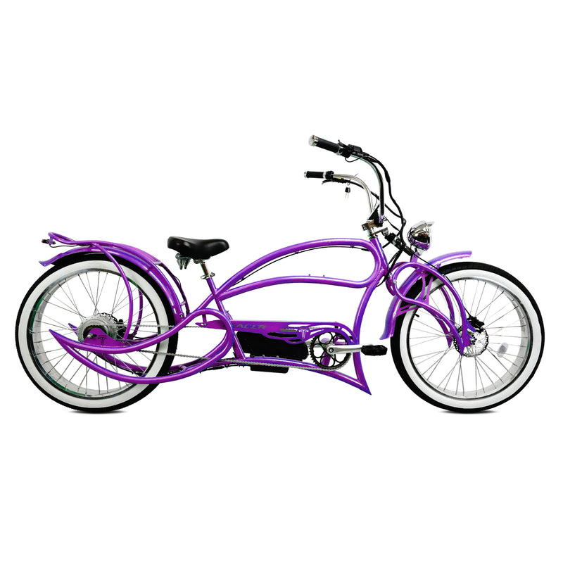 Electric Bike Tracer Beyond Purple Right