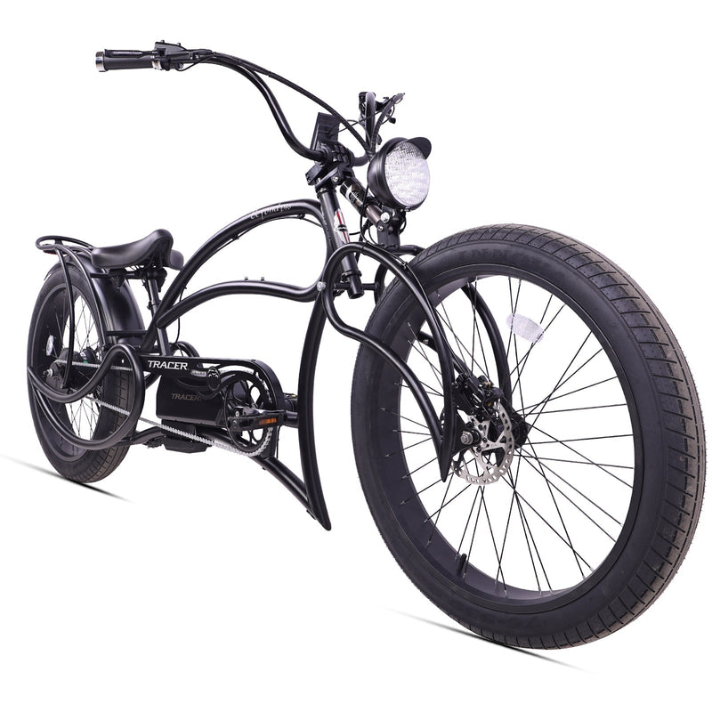 Tracer Beyond Pro 800W 26" Classic Stretch Chopper Electric Bike