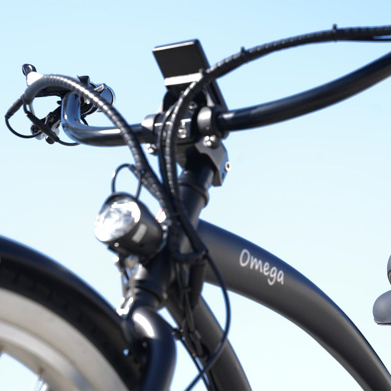 Tracer 500W 26" Omega Men's Beach Cruiser Electric Bike