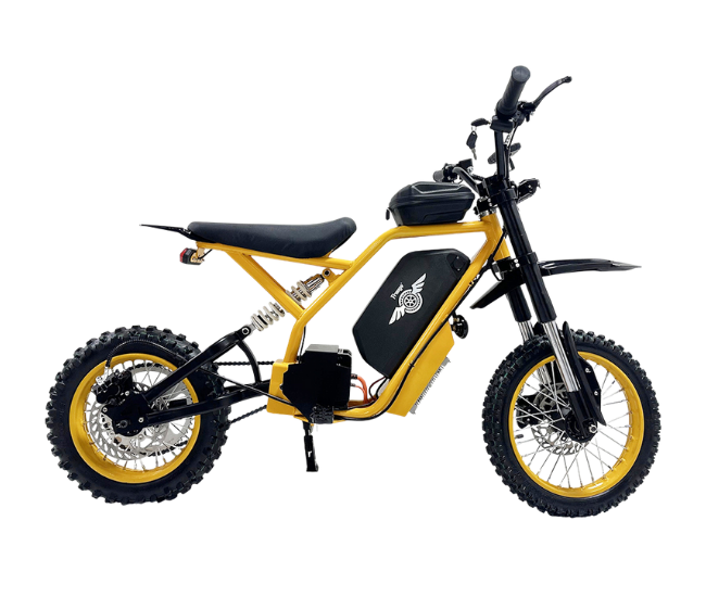 Ebike Freego Nova 2 Mid Drive Dirt Bike Left View