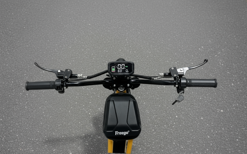 Ebike Freego Nova 2 Mid Drive Dirt Bike Top LCD View