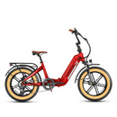Electric Bike Addmotor Foldtan Red Right
