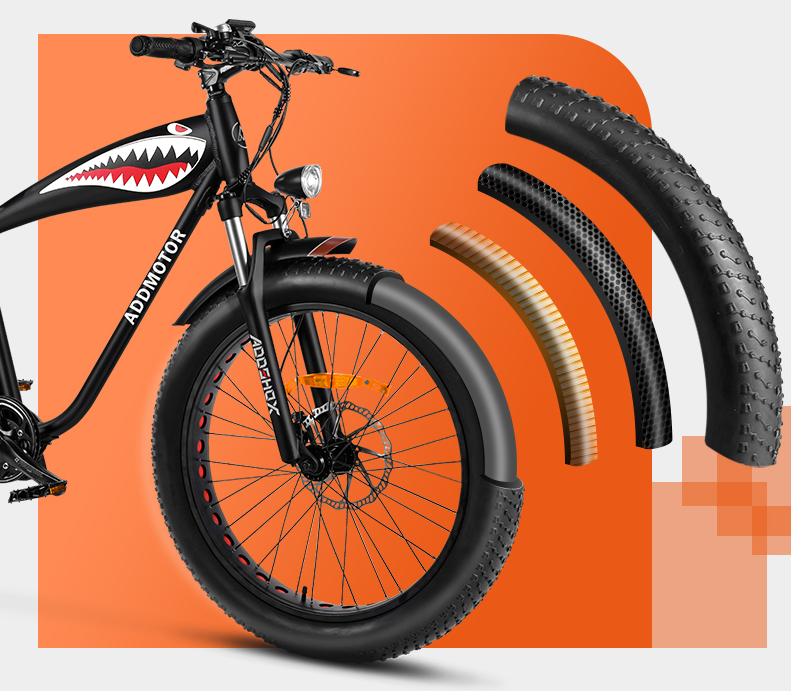 AddMotor 1250W Motan M 5500 All Terrain Hunting Mountain Electric Bike