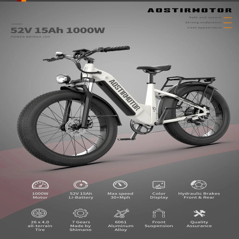 Electric Bike Aostirmotor Queen Features