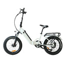 Electric Bike Coastal Cruiser BB-20x3 White Left