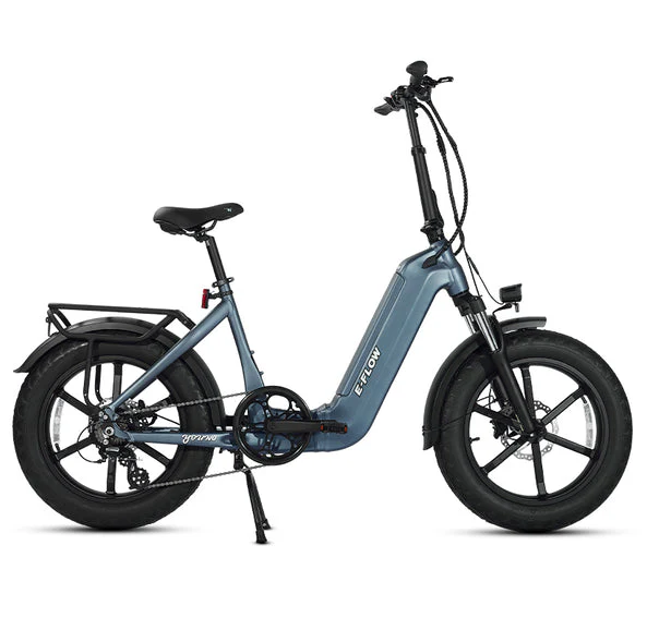 eflow electric bicycle E-Joe 750W Young Electric E-Flow Folding Fat Tire Step-Thru Electric Bike