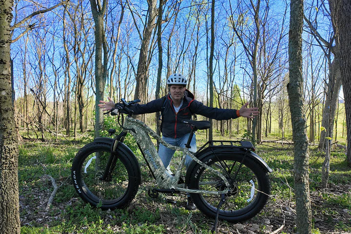 volto electric bicycle E-Joe 750W Young Electric E-Scout Pro Long Range Fat Tire Hunting Elec