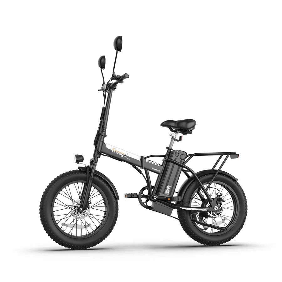 trekking-e-bikes llobe voga bianco Freego 500W 48V B-20A Lite Folding Fat Tire Electric Bike