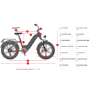 Electric Bike Himiway BigDog Dimensions
