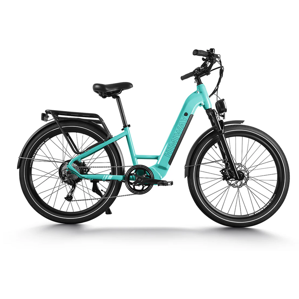 e bike damen 48v Himiway 500W 48V Rambler Mid Drive Commuter Step-Thru Electric Bike