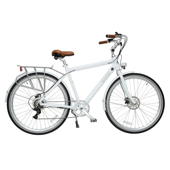 Electric Bike Iconic Ultralight StepOver White Right
