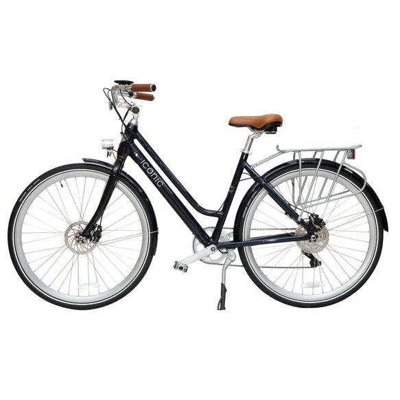 Electric Bike Iconic Ultralight StepThru Blue Left