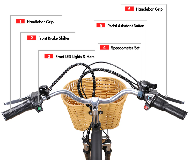 nakto city electric bicycle Nakto Camel City Men's Electric Bike