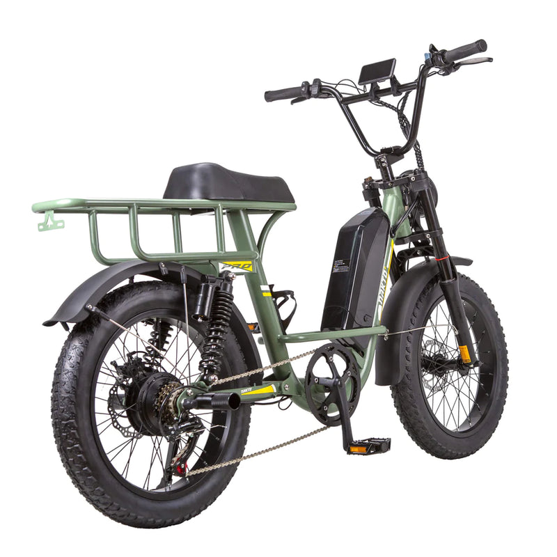 Electric Bike Nakto F4 Green Right Rear