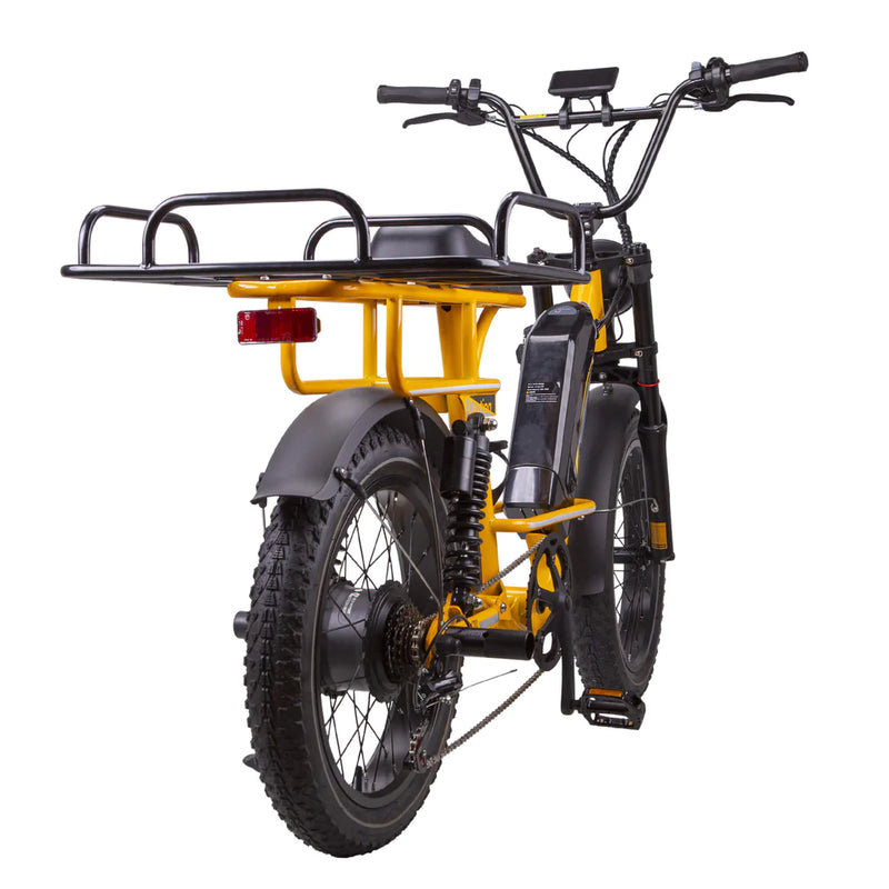 Electric Bike Nakto F4 Yellow Right Rear